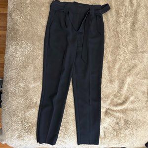 Express Black High Rise Work Pants Size 2R
